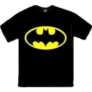 Classic yellow and black bat logo Batman shirt