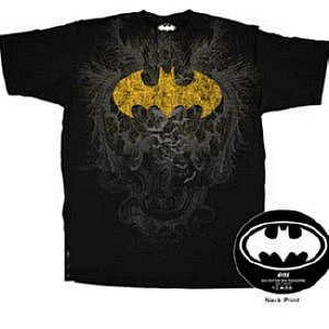 Gold Foil Spark Batman t-shirt