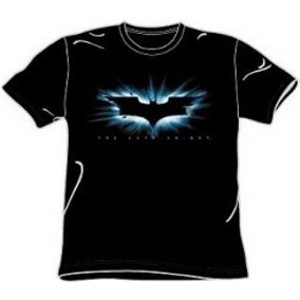 Batman movie logo and name the Dark Knight t-shirt