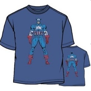 Captain America double side tee shirt