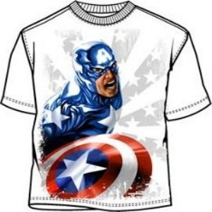 Starman Captain America tee shirt