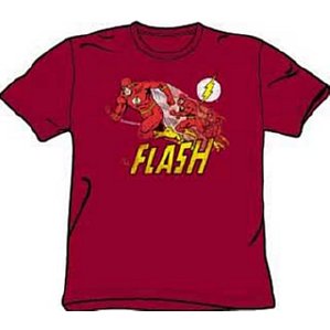 The Crimson Comet Flash DC Comics t-shirt