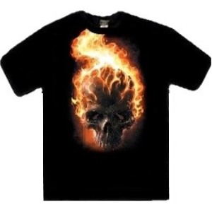 GhostRider skull and flame t-shirt