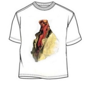 comic book hellboy t-shirt