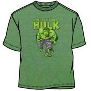 Sheer green ringer Incredible Hulk t-shirt