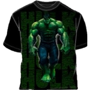 Hulk movie Hulk walking with his name t-shirt