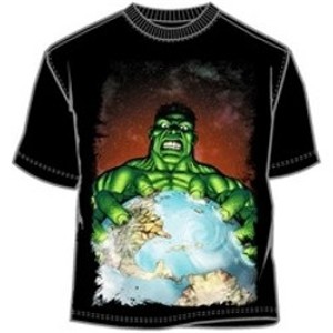 Giant Hulk hold the world in his hands t-shirt