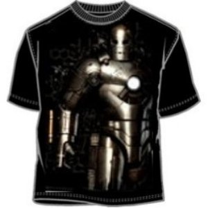 Mach 1 Iron Man suit of armor t-shirt