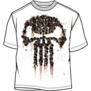  Brown splatter logo Punisher t-shirt