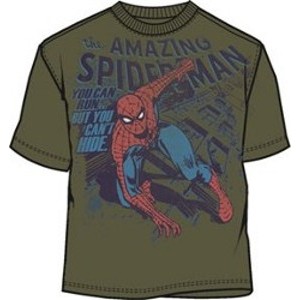 Spiderman you can run but not hide shirt