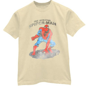 Amazing Spiderman with name retro shirt