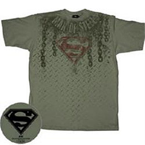 Superman man of steel t-shirt