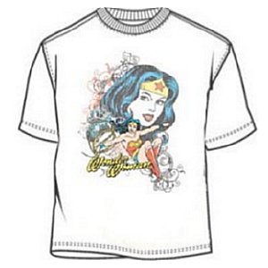 Face of Wonder Woman t-shirt